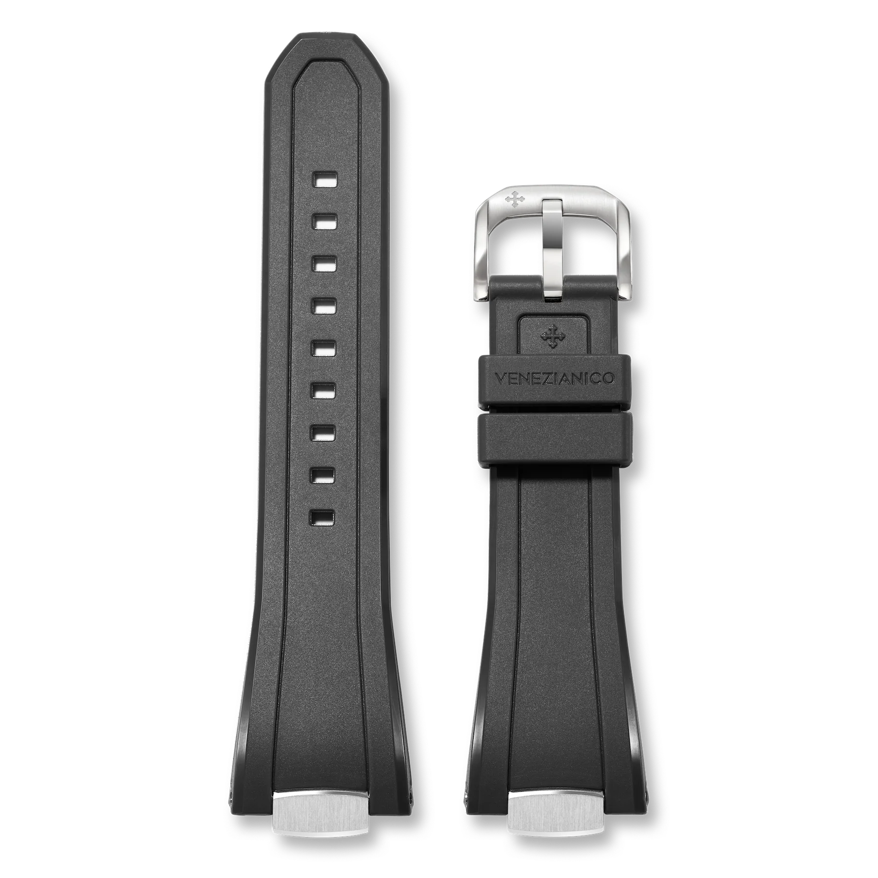 Integrated Rubber Strap for Arsenale 40 - Black