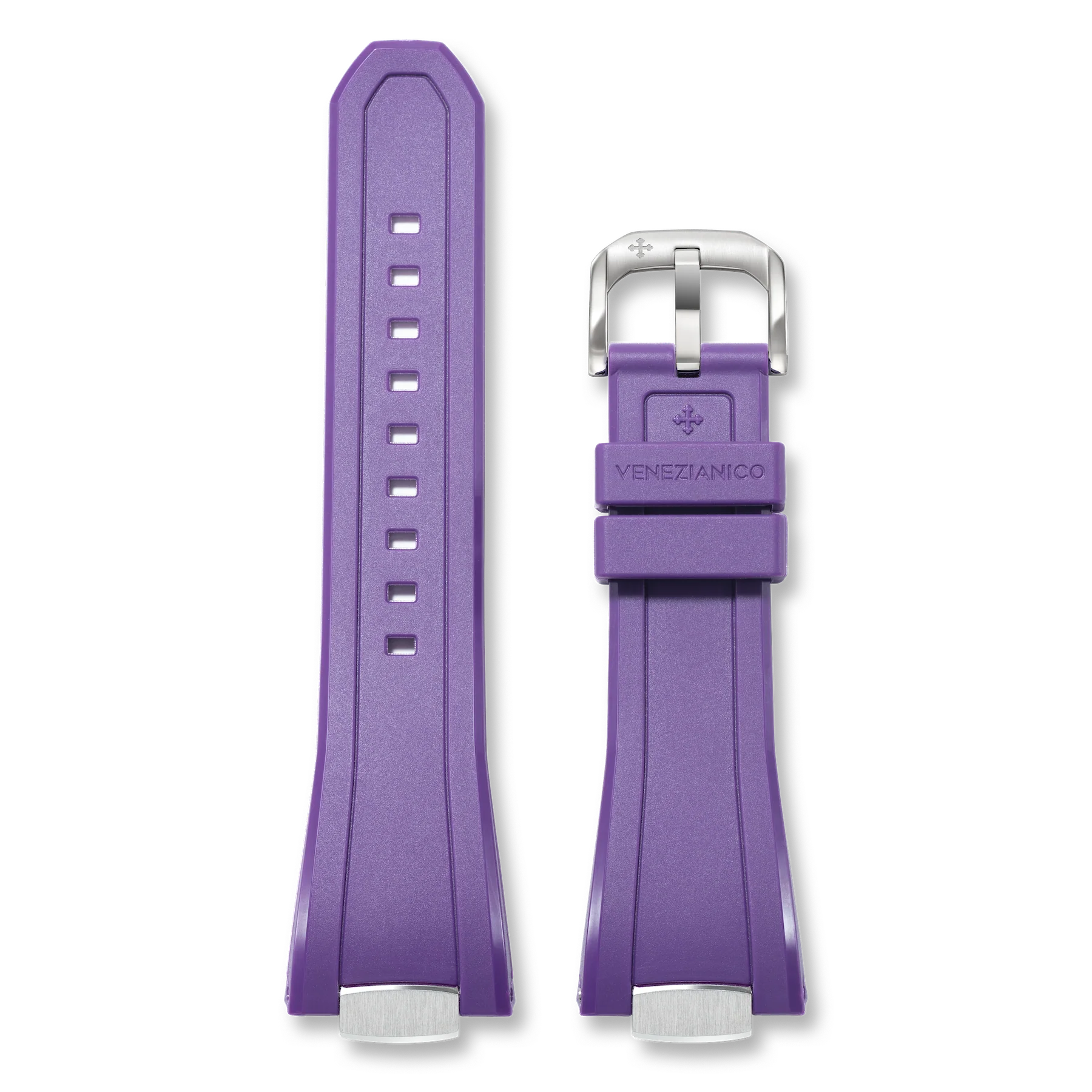 Integrated Rubber Strap for Arsenale 40 - Purple