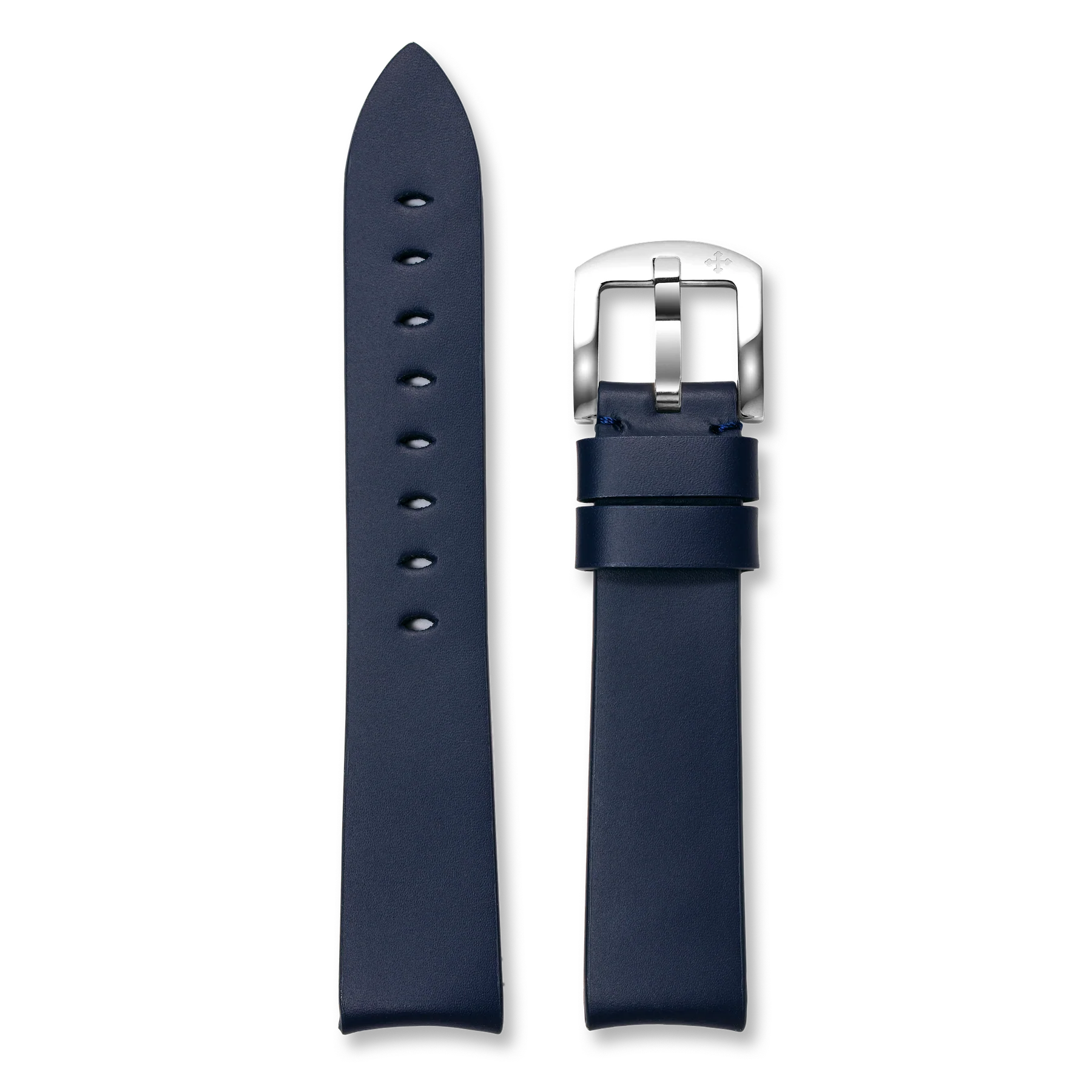 Leather Strap 20mm - Dark Blue