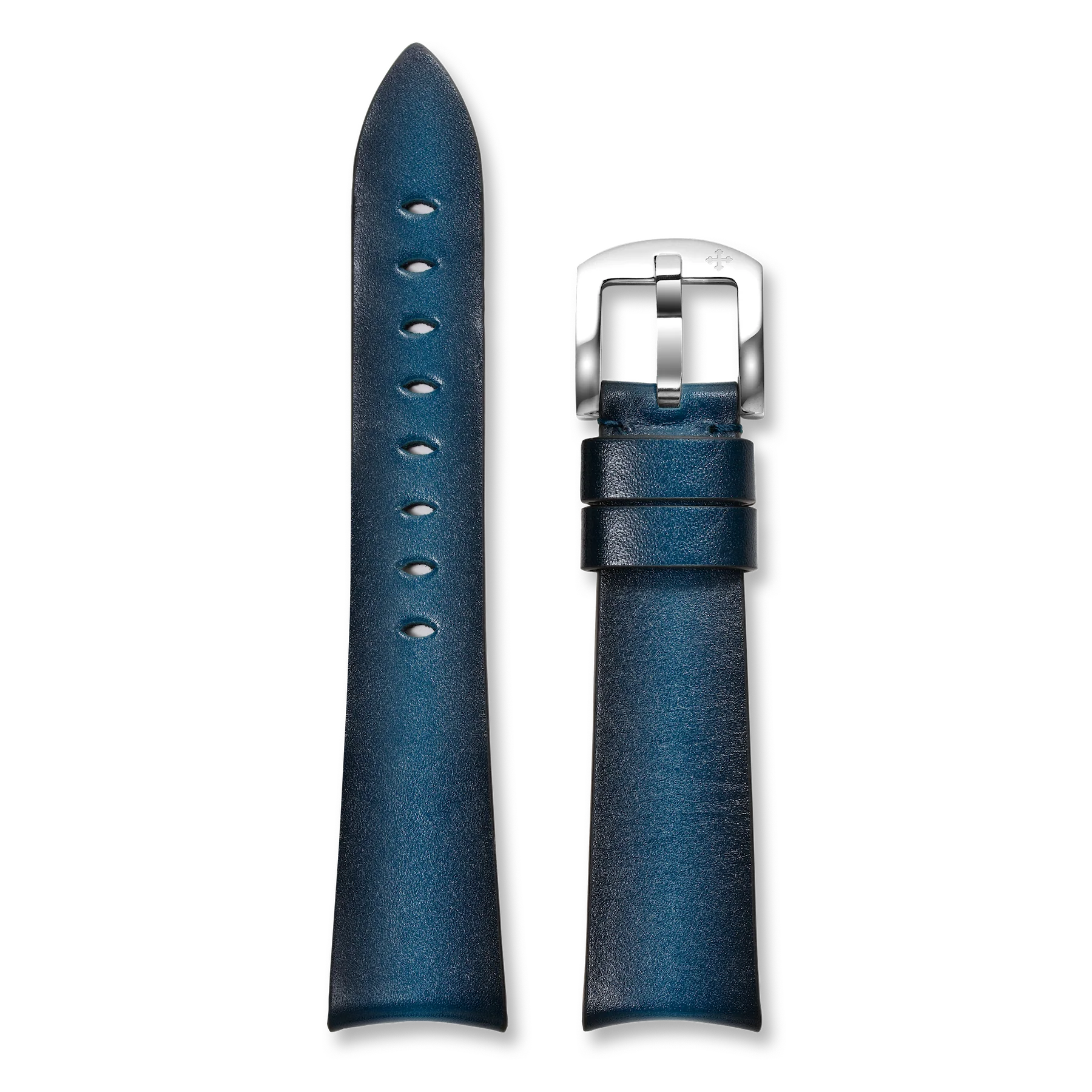 Leather Strap 20mm - Fumè Blue